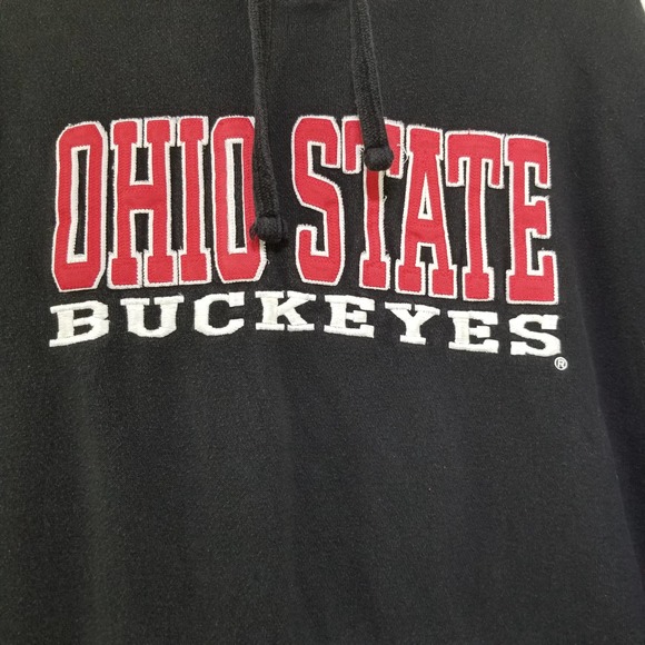 Ohio State Buckeyes Men’s Hoodie Sweatshirt Size XL Black Crimson & Gray - Picture 2 of 12